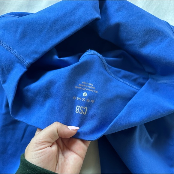 CSB SET - Scrunch Butt leggings & strappy bra - Cobalt / Size XL - Picture 5 of 5